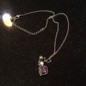 Purple necklace